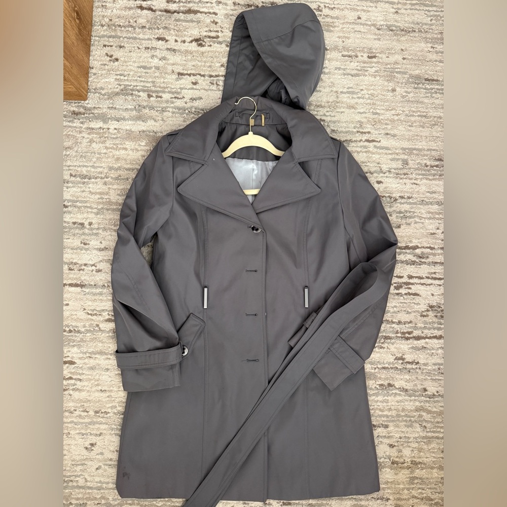 Women's Gray Trench Coat